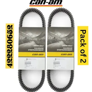 Can-Am Maverick X3 100% PBO Performance Drive Belt 422280652 - High Tensile Strength Polymer Fiber for UTV Transmission - Pack of 2
