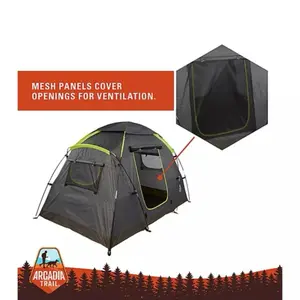 Blue Arcadia Trail Ultimate Dog Pet Shade/Waterproof Tent with Carry Bag, Mesh Panels Cover for Ventilation, Solid Color, Blue