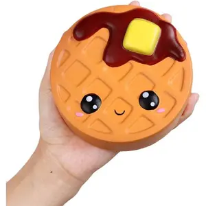 Squishies Cake Chocolate Waffles Kawaii Soft Slow Rising Scented Food Bread Squishies Fidget Toys Stress Relief Squeeze Toys Collection Kids Boys Toddler Toys