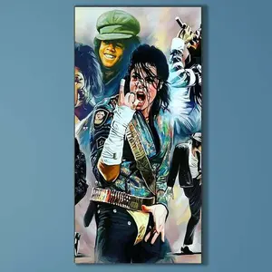 5D DIY Full Diamond Round Drill Painting - Diamond Painting Kit Glove Dancer Mosaic Canvas DIY Wall Art, Home Wall Decoration Diamond Art Tools