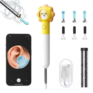 Smart Visual Ear Cleaning Rod, Wireless Ear Otoscope, Ear Camera with 360-Degree Gyroscope for Smart Phones, Personal Care Appliances