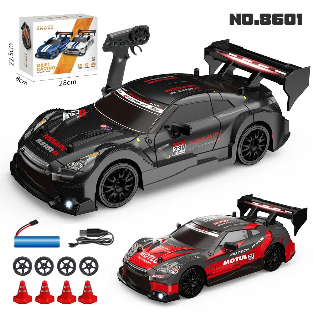 UDROLL RC Drift Car with LED Lights, High-Speed Remote Control Racing Car for Adults & Teens, Cool Gift for Boyfriend, Indoor Fun Toy