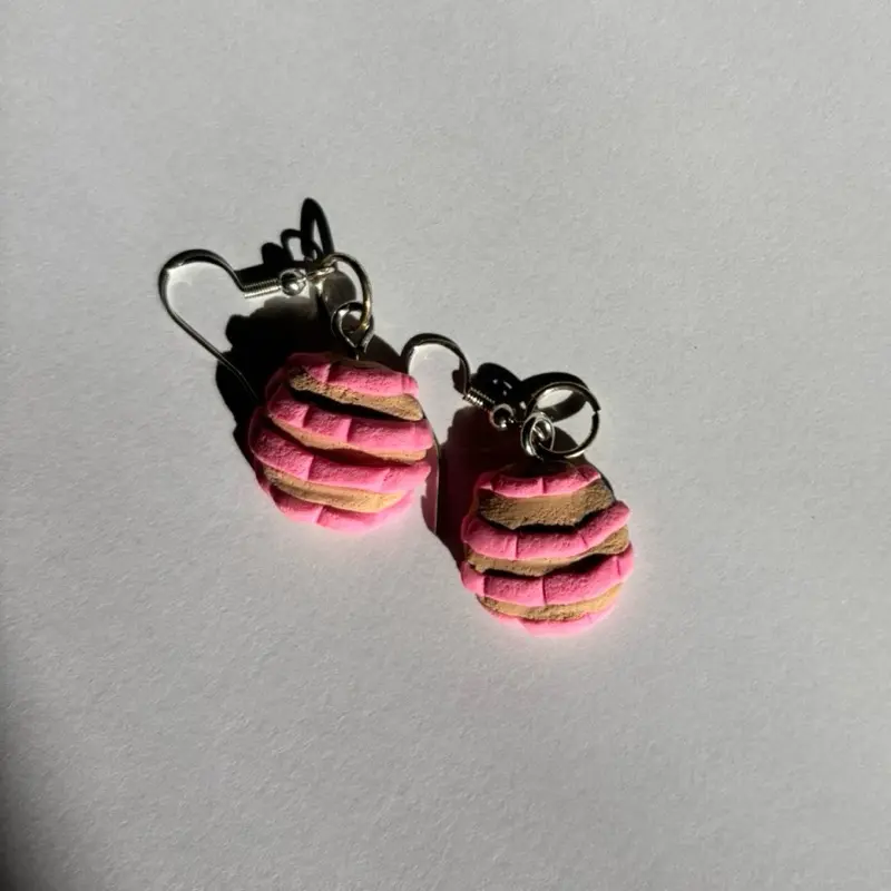 Conchas Earrings - Handcrafted Polymer Clay Jewelry for Women and Girls