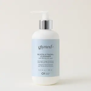 GLYMED PLUS Glycolic Facial Cleanser with 10% Glycolic Acid (8 fl oz | 236 ml) - Retail