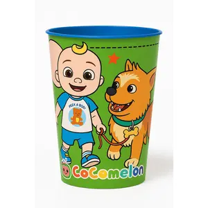 CoComelon Reusable Favor Cup - 16 oz, Bright Green Party Keepsake