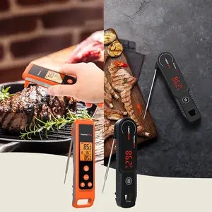 Specialty Kitchen Utensils– ThermoPro 2-in-1 Instant Read + Infrared Thermometer with Meat Probe, Non-Contact Laser for Cooking, Kitchen, HVAC, Pool, Measuring Utensils(Not for Human) Food Grill