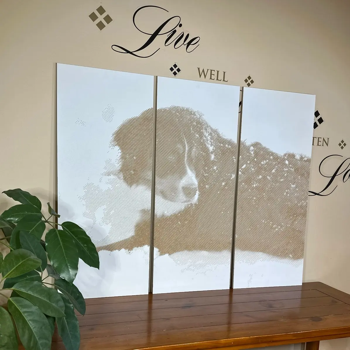 Custom Wood Photo Panel - Expertly CNC Carved on Painted MDF Panels - Decor, Personalized gift, Family, Pets, Graduation