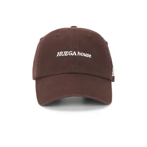 Huega House Icon Classic Dad Hat in Ground Coffee Unisex