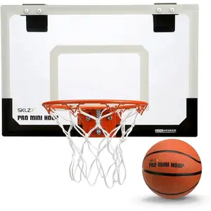 Pro Mini Indoor Basketball Hoop - Over The Door – Portable - Great For Home, Dorms, Offices, and Gifts