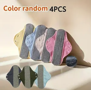 4pcs Leak-Proof & Waterproof Washable Incontinence Pads with Graphene Aseptic Technology for Elderly Care