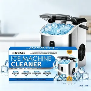 Newly packaged 6-piece ice maker cleaner descaling agent,upgraded formula, suitable for household machine clean table thick nail
