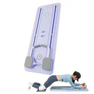 Multi-functional Abdominal Board Exercise Equipment with Knee Mat Home Pilates Reformer Abs Workout Machine for Ab Core Strength Training Hmoe Gym Fitness Board