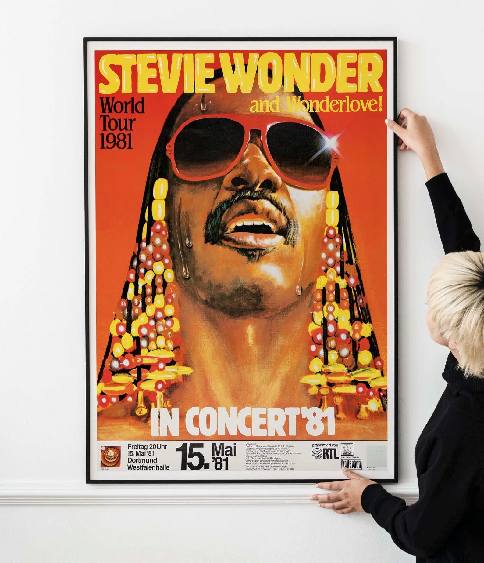 1980s Vintage Soul Concert Poster – Retro Classic R&B Funk Music Print