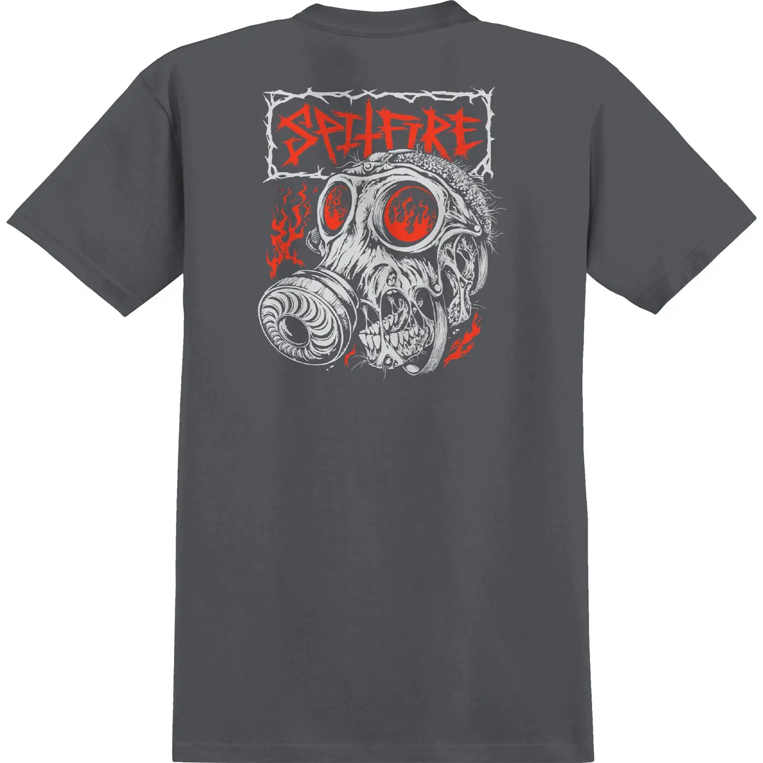 Spitfire Wheels Shirt Gas Mask Charcoal