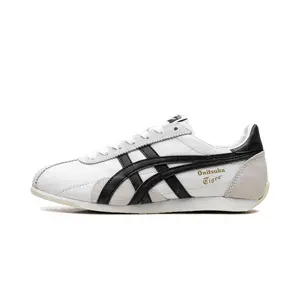 Onitsuka Tiger Runspark 1183B480-105 Sports Sneakers, White-Grey-Black Colorway
