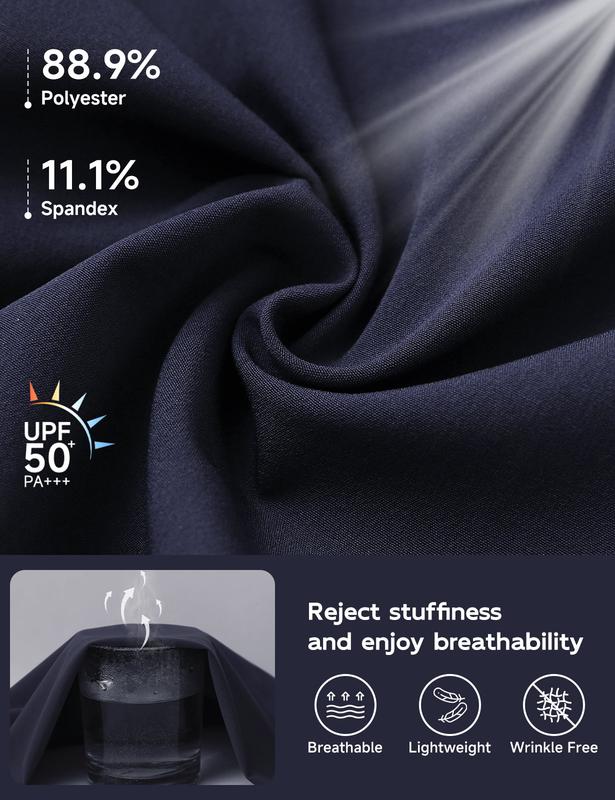 baleaf 26" Women's Travel Pants Lightweight Business Casual Work Pants Stretch Petite Ankle Golf Slacks with Pockets UPF50+ School trousers