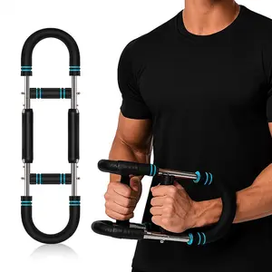 Z6 Adjustable 60-90 LBS Twister Arm Trainer for Chest Shoulder Arm & Triceps Core Workout Portable Indoor Training Equipment with Changeable Resistance