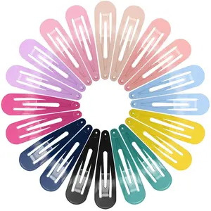 Snap Hair Clips for Women Girls, 40 Pcs 7cm / 2.8 Inch Long No Slip Metal Hair Clips, Large Snap Hair Barrettes Hairpins for Thick Hair