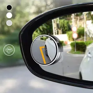 Car Convex Blind Spot Mirror 360° Rotating ABS & Glass 50mm Size for Cars Trucks SUVs RVs & Vans Easy Install Eliminate Blind Spots Improve Safety