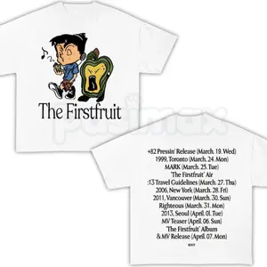 Mark Lee The Firstfruit Solo Debut Album T-Shirt , Official NCT 127 K-Pop Graphic Unisex Merchandise