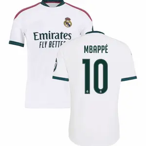 Unisex Soccer/Football Real Madrid Team Kylian Mbappé #10 2026/27 Home Replica jersey - White  G17