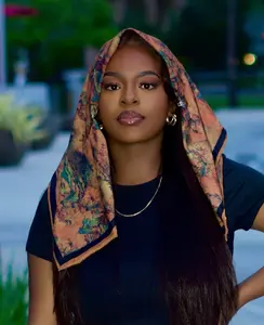 SILK SCARF - Desert