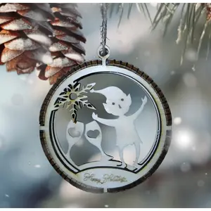 Champagne Glass Elf Ornament