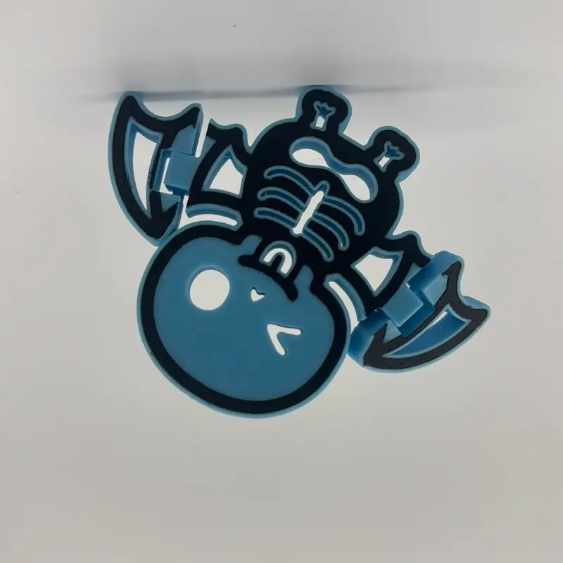SkeleBat articulating wings 3d printed