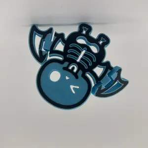 SkeleBat articulating wings 3d printed