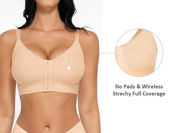 FeelinGirl  WIRELESS Bra Front Closure for Women Everyday Shapewear Top Comfortable  Womenswear livestream#8