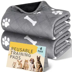 Reusable Dog Pee Pad, Fashionable Non-Slip Leak-Proof, Washable Puppy Training Mat, Ideal for Cage and Floor Use, Pet Accessories