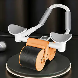 Elbow Support Automatic Rebound Ab Roller, Abdominal Exercise Machine, Abs Workout Equipment, Rolling Core Strength Trainer