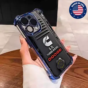 CUMMINS 6.7L TURBO DIESEL DODGE Aesthetic Design Pattern Casing For iphone 16 15 14 13 12 Plus Pro Max Flaunt Mobile Phone Case Soft Silicon TPU anti-drop Drop Protection Shockproof Protector Vintage unique Fashion Trend Anti-scratch Stylish Smartphone Co