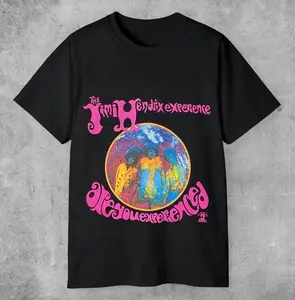 Jimi Hendrix Vintage Rock Band Tee Graphic T Shirt Unisex Streetwear Oversized Trend