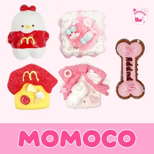 [MOMOCO New Arrival] Cute Pet Party Collection | Squishies with Dessert & House Mix, Ultimate Stress Relief! Soft Squishy Texture + Adorable Appearance, Heal Your Bad Mood with One Squeeze!