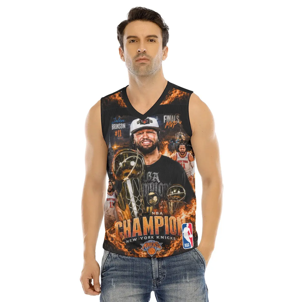 Jalen Brunson Champion Jersey