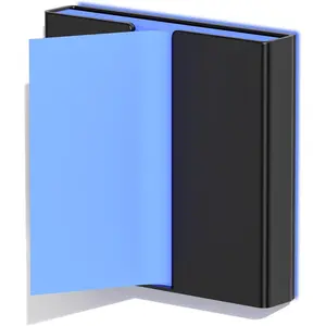 Magnetic Sticky Note Dispenser, 3 x 3 Inch Magnetic Sticky Note Holder Organizer for Office Home Classroom, Black