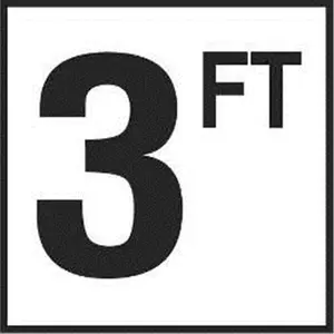 212 MAIN Frostproof Smooth Ceramic Tile - 6" Size, 3 ft Length, Waterproof Durable Surface for Aquatic Fitness Equipment, Swimming Pools