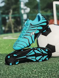 Competitive Soccer Shoes, Hard Ground Stud Design Practical Sports Footwear