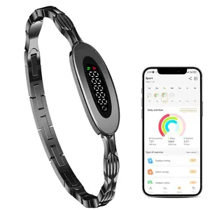 Fitness Smart Bracelet for Women/Men, Health Sleeping Tracker, Ultra-weight Wearable, Free APP, IP68 Waterproof, Multiple Sports Modes, Compatible for Android and IOS Phones, Digital Fitness Tracker, Wireless Fitness Tracker, Pedometer