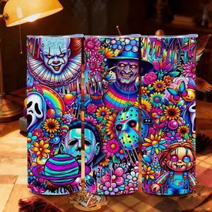 1pc of 20oz Water Bottle, Cartoon Stainless Steel Insulated Water Mug, Portable Straw Cup, Vacuum Insulated Tumbler, Travel Mug, Coffee Mug - Christmas and Valentine's Day Gift, Suitable for Home, Office, and Back-to-School Use