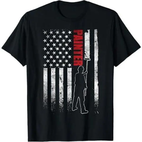 Painter Apparel Fathers Day American Painter House Painter T-Shirt