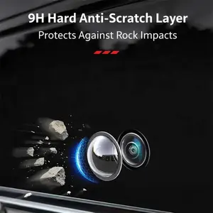 2PCS Car Camera Lens Cover 360 Degree ViewRear View Mirror Protector for VehicleBackup Camera Universal Car StylingAccessories																	 Automotive