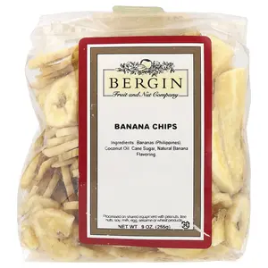Bergin Fruit and Nut Company Banana Chips, 9 oz (255 g) Bergin Fruit and Nut Company Banana Chips, 9 oz (255 g)