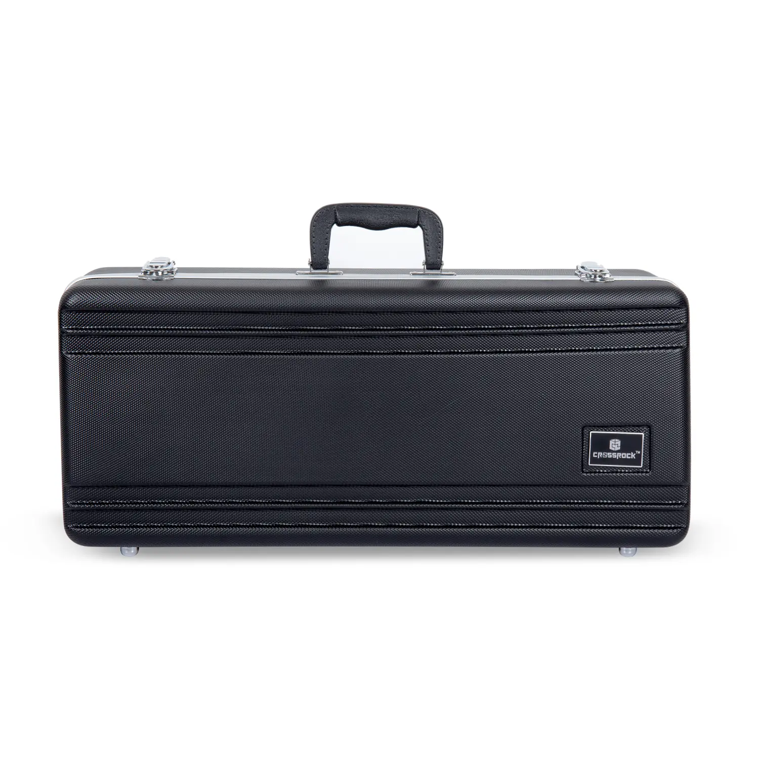 Crossrock ABS Woodwind Case-Fits Bb Tenor Saxophone, with Interior Compartment, Detachable Strap-Black
