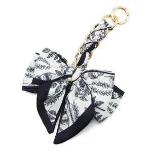 ribbon bow  Bag Extender Chain with Bow Ribbon Purse Chain Extender for Crossbody Bag Charms Women Handbag Decoration Accessories Shoulder Strap