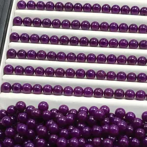 H40-8.5mm Rich Purple Round Bodhi