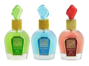 3 Pack of Musk Candy Rose, Musk Wild Vanille and Musk So Poudree Thameen Collection Eau de Parfum Spray for Women, 3.4 Ounce by Lattafa