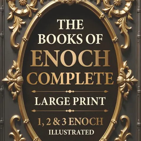 The Books of Enoch Complete LARGE PRINT (Illustrated): 1, 2 & 3 Enoch With Authentic Illustrations, Insightful Introductions and Commentary big feeling book  The Book of Enoch Paperback Personal Reflection Study