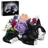 Cat Flower Bouquet DIY Building Set, Adorable Floral Block Kit for Cat Lovers, Unique DIY Home Décor & Gift Idea for Pet Owners and Creative Adults